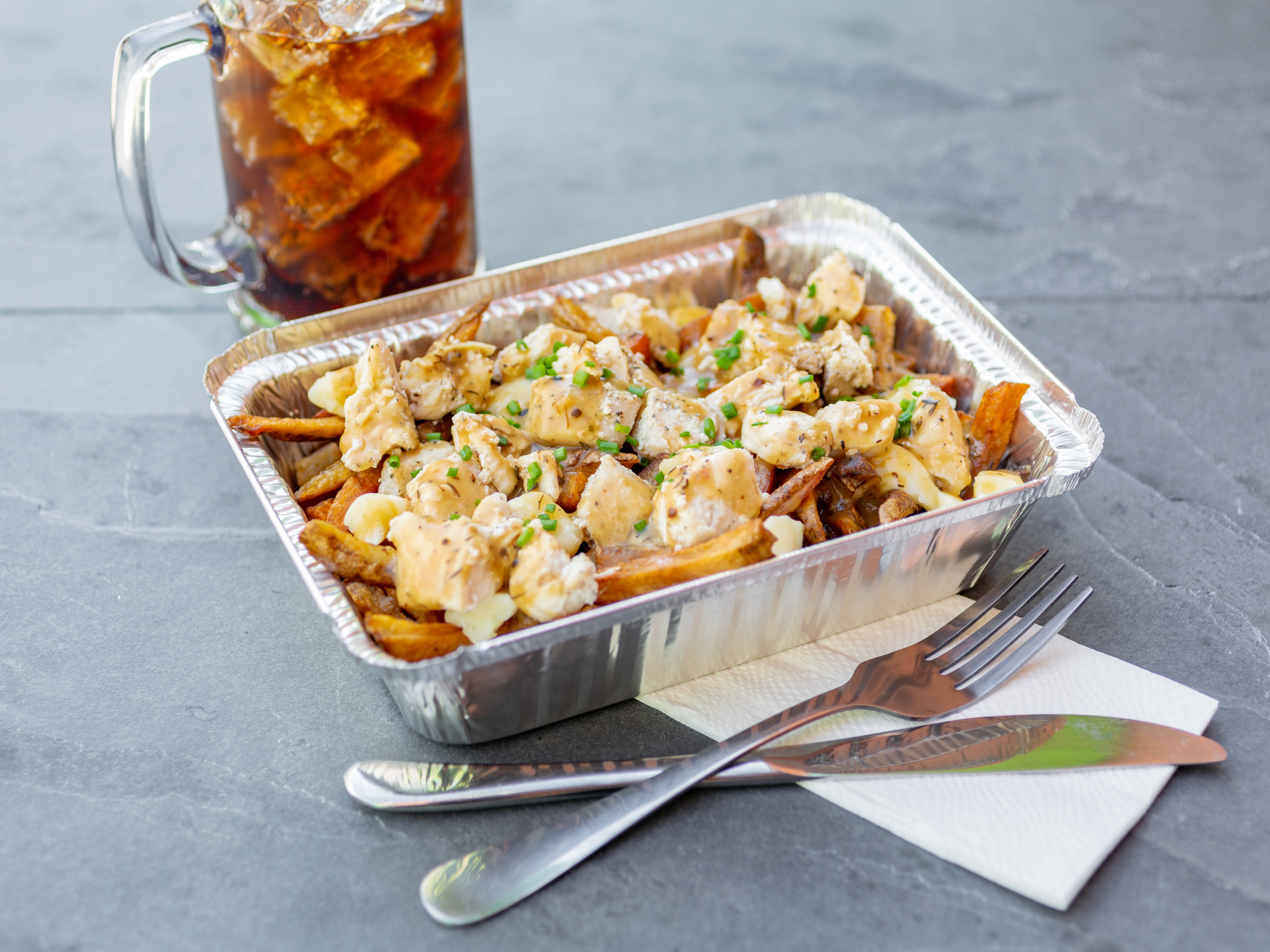 Order Savory Chicken food online from Poutine Brothers store, Culver City on bringmethat.com