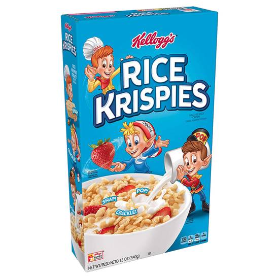 Order Kellogg's Original Rice Crispy Cereal 12oz food online from Everyday Needs by Gopuff store, Redding on bringmethat.com