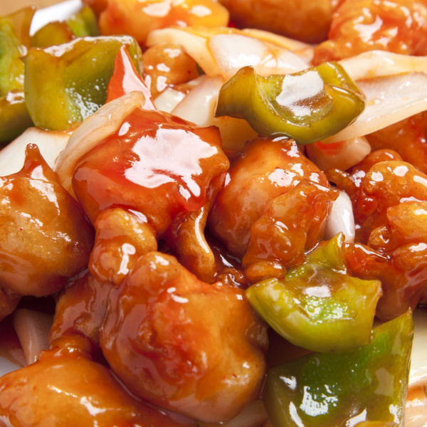 Order 19. Sweet and Sour Chicken food online from Big Chopsticks store, Buena Park on bringmethat.com