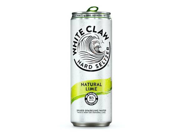Order White Claw Natural Lime Hard Seltzer - 6x 12oz Cans food online from Liquor & Tobacco store, Batavia on bringmethat.com