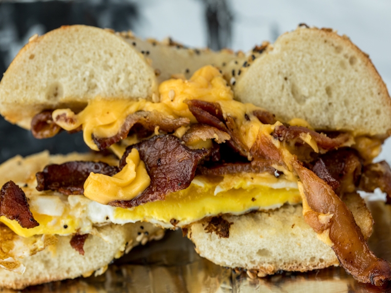 Order Bacon, Egg + Cheese food online from THB Bagelry + Deli of Columbia store, Columbia on bringmethat.com