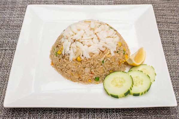 Order Crabmeat Fried Rice food online from Thai Deelish store, Ashburn on bringmethat.com