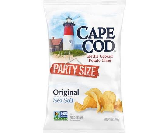 Order Cape Cod Original Kettle Chips food online from Fialkoff Kosher Pizza store, Lawrence on bringmethat.com