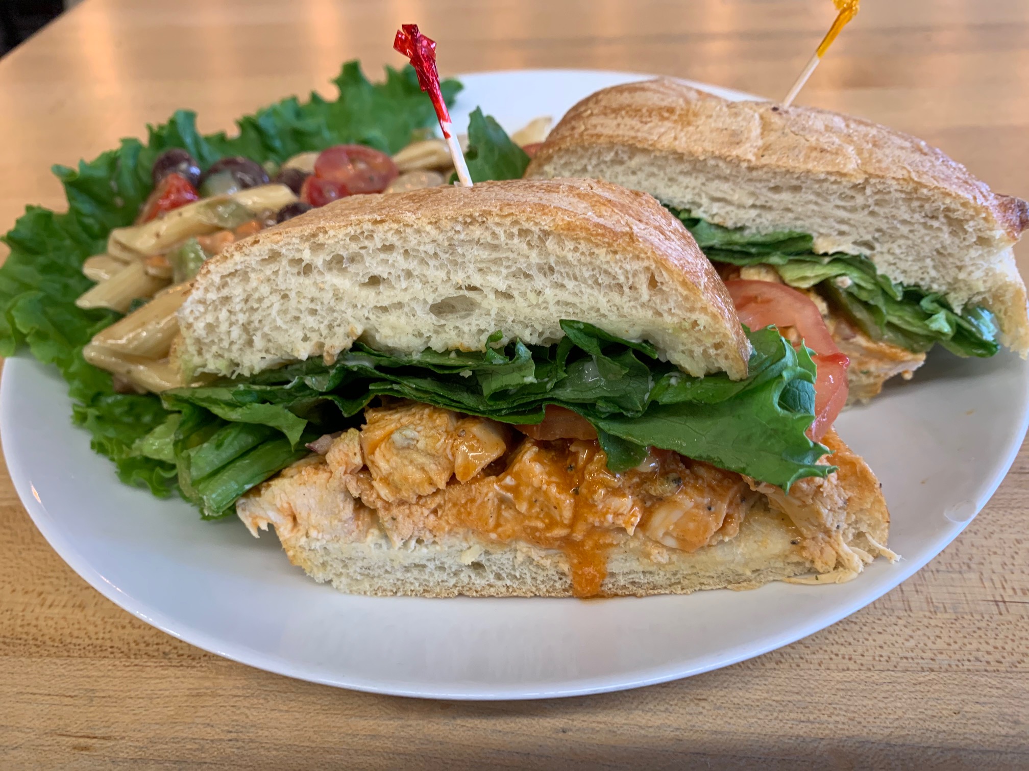 Order Buffalo Chicken Sandwich  food online from The Brown Bag store, Bethesda on bringmethat.com