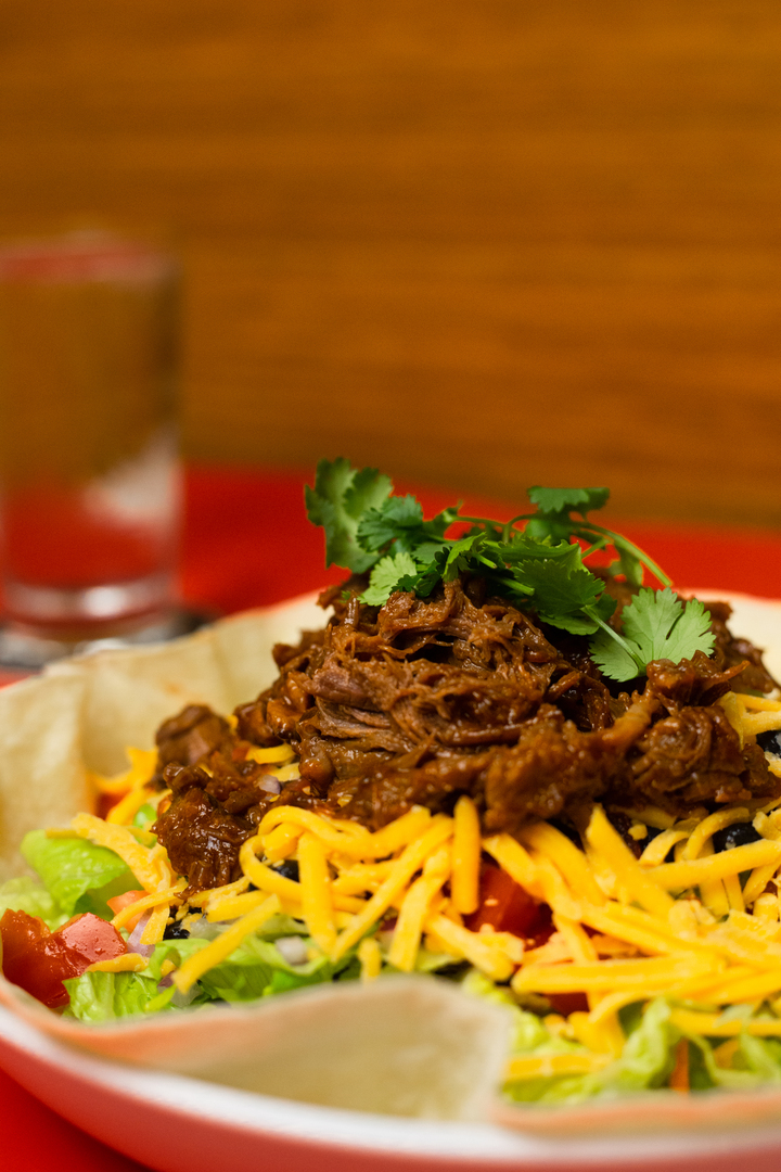 Order Soft Taco Salad food online from Georges Place store, Kirkland on bringmethat.com