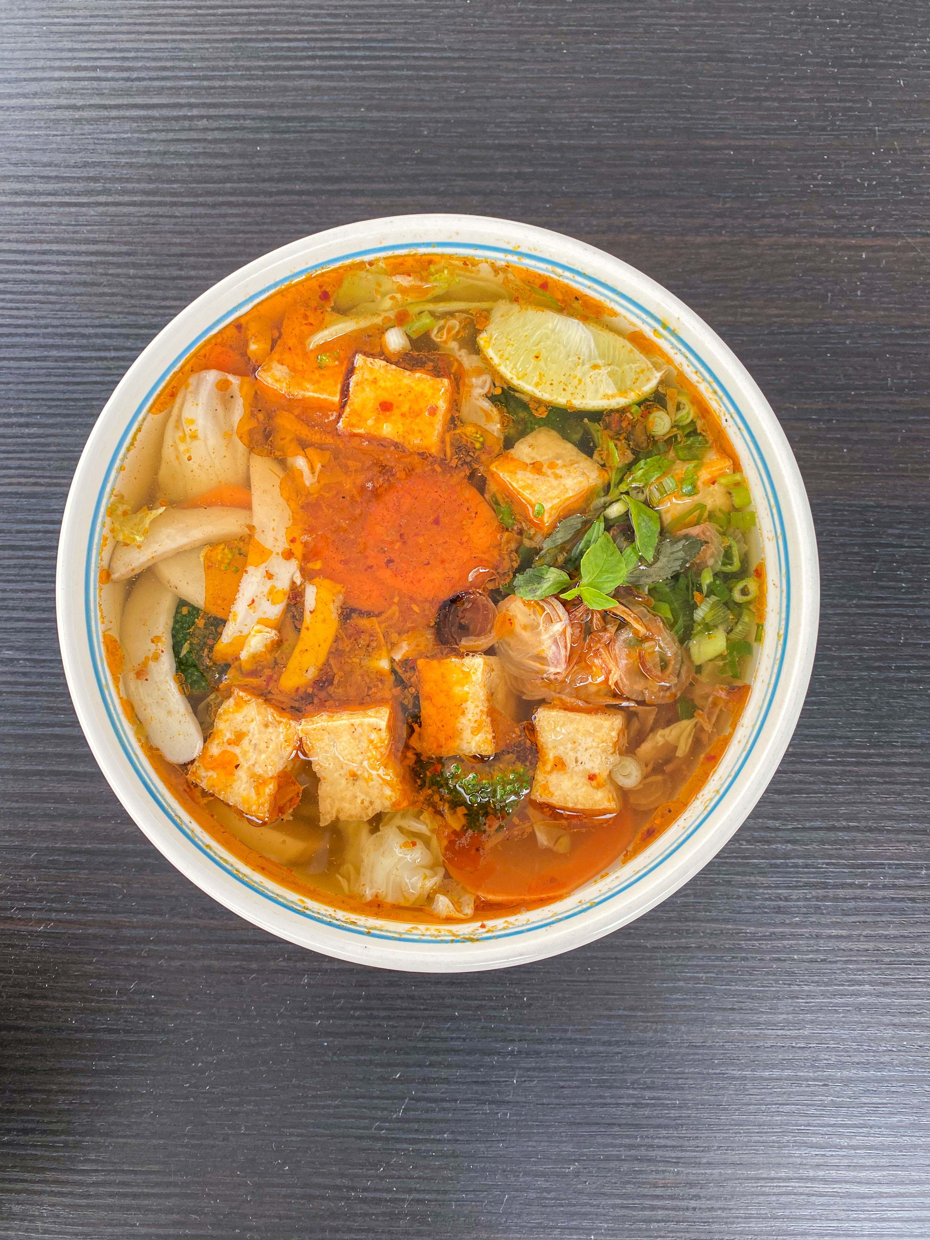 Order Vegetarian from Hue Soup food online from Pho N Mor store, Alhambra on bringmethat.com