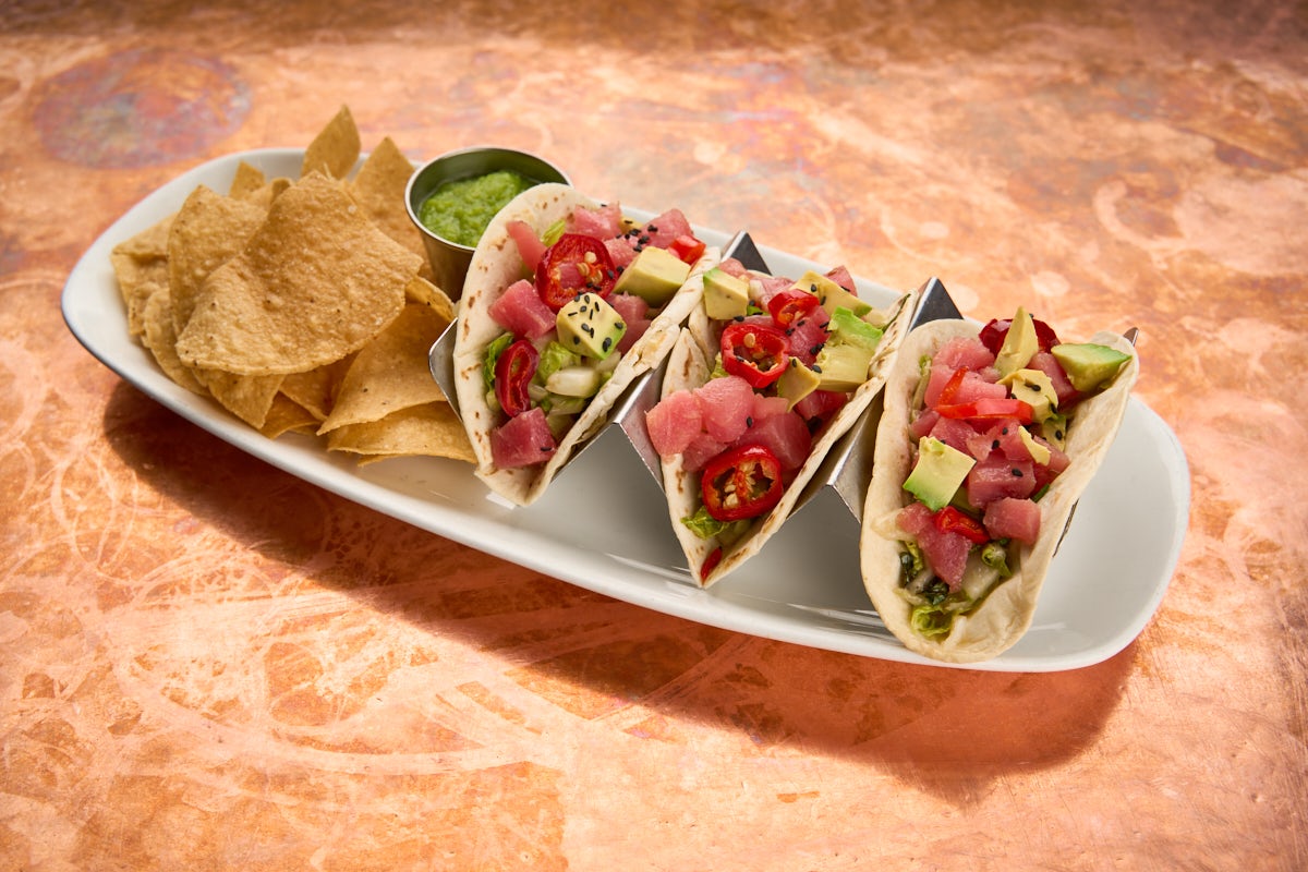 Order AHI TUNA TACOS* food online from City Works store, Pittsburgh on bringmethat.com