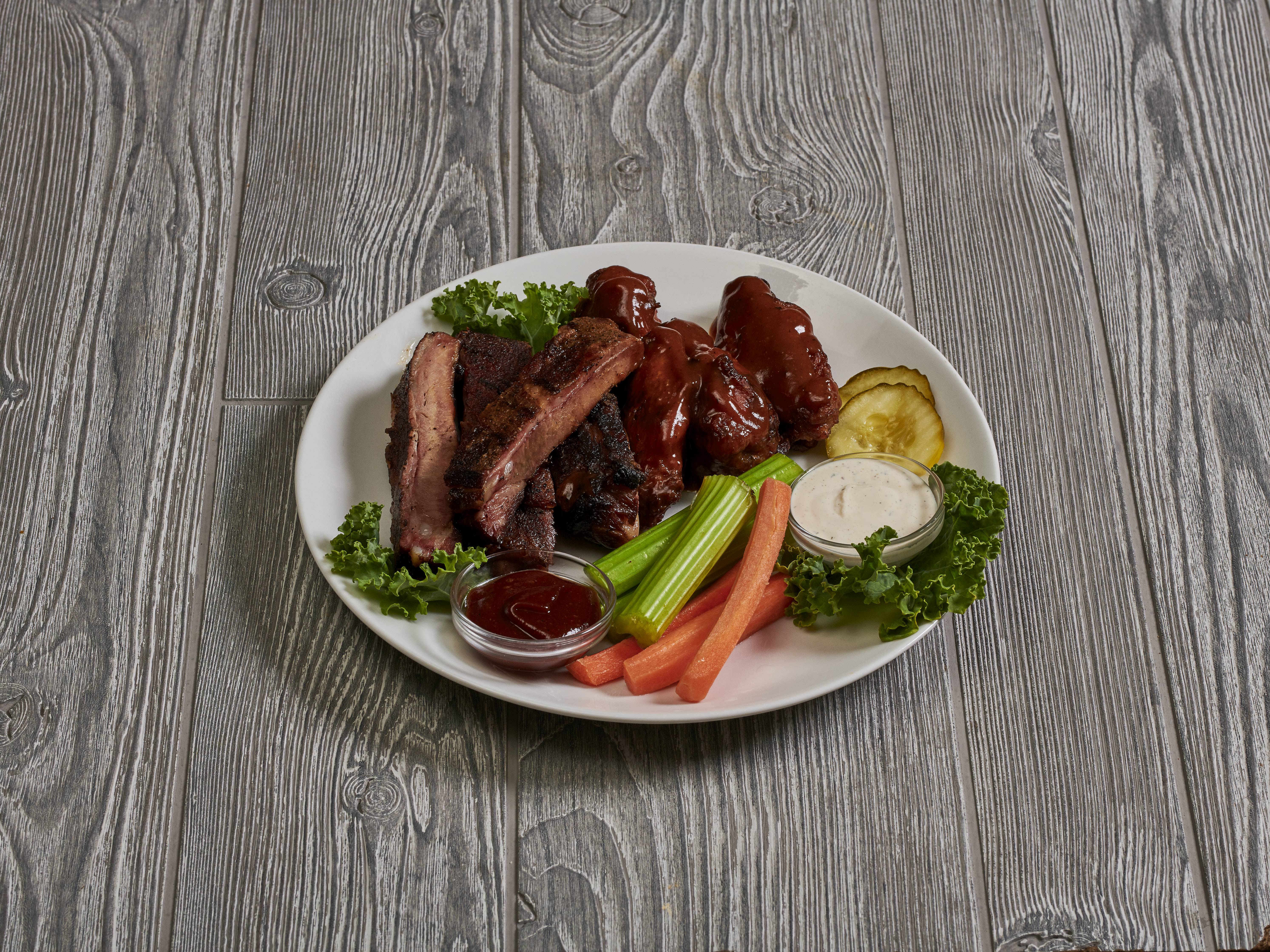 Order Wings and Ribs food online from Mo Jeaux Bar And Grill store, Fort Collins on bringmethat.com