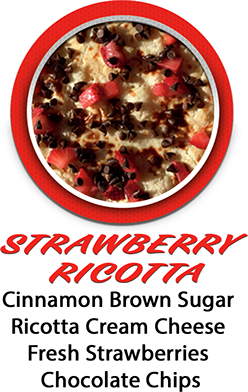 Order Stawberry Ricotta Pizza food online from Pza Pizzaria store, Lake Havasu City on bringmethat.com