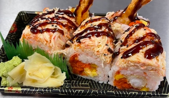 Order Angry Dragon Roll food online from Ginza Grill store, North Charleston on bringmethat.com