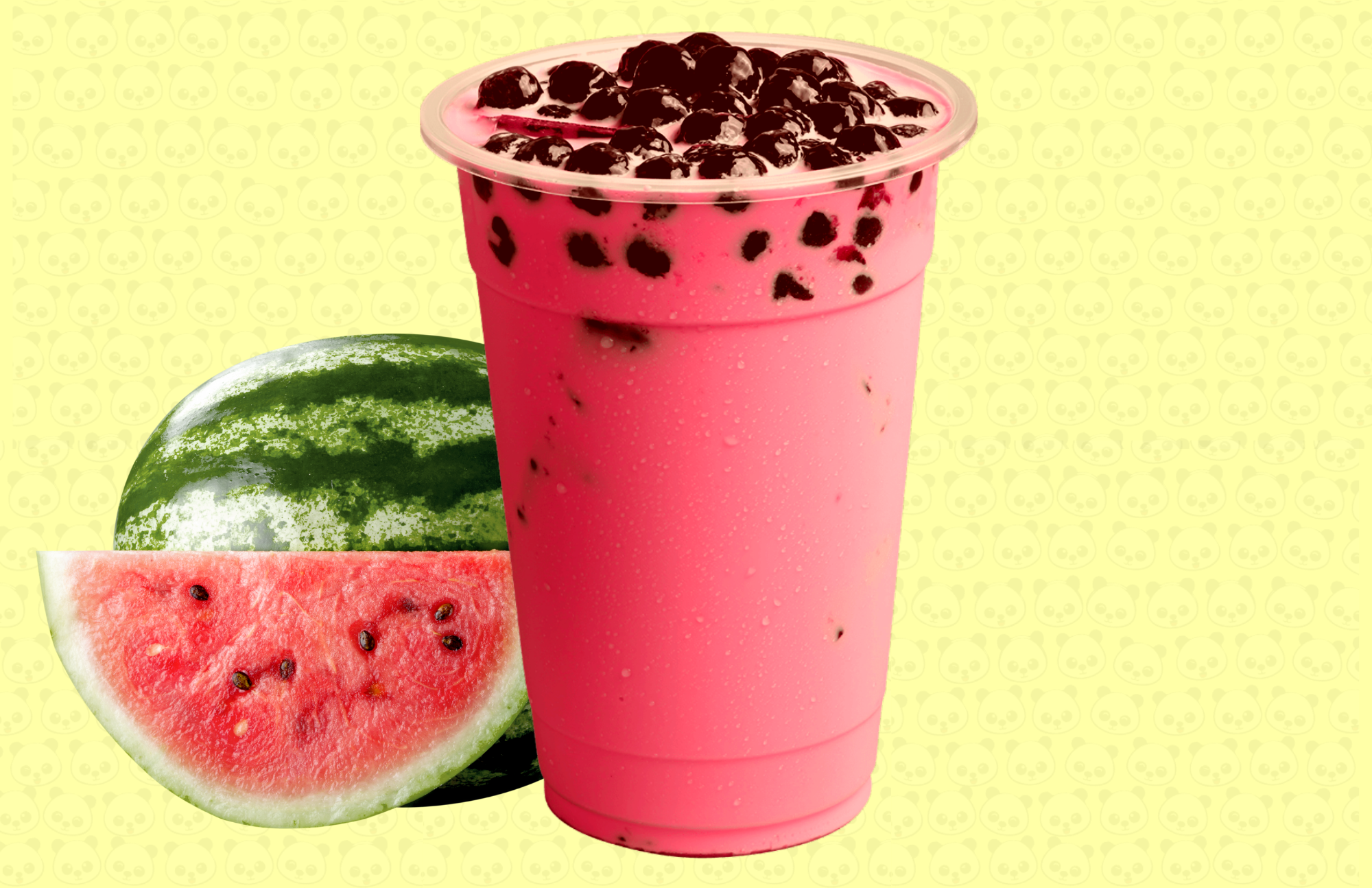 Order Watermelon Milk Tea food online from Bamboo store, San Antonio on bringmethat.com