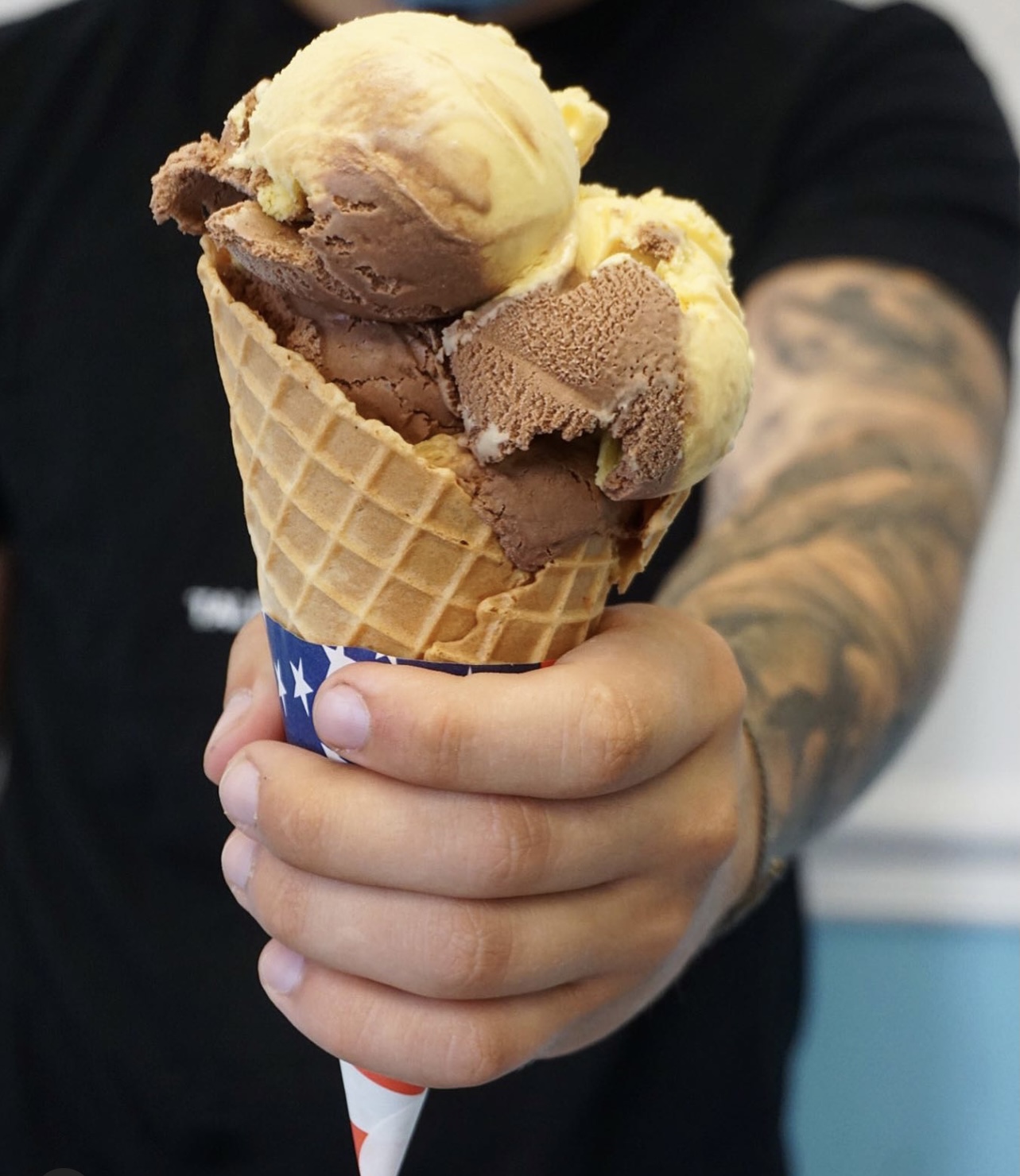 Order Waffle Cone Ice Cream food online from The Perfect Scoop store, Philadelphia on bringmethat.com