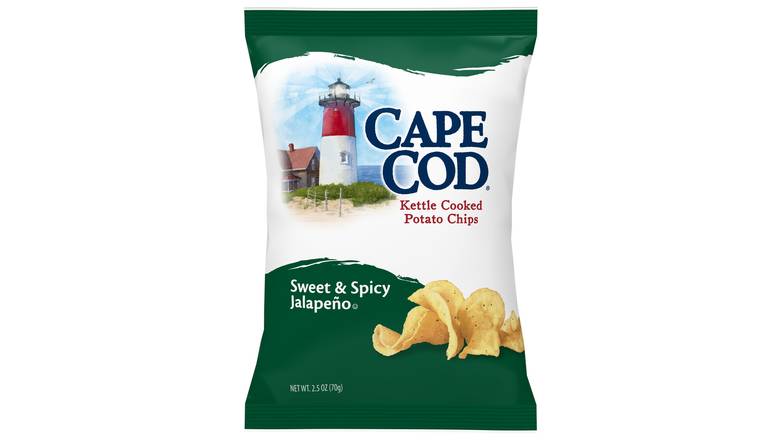Order Cape Cod Sweet and Spicy Jalapeno Kettle Cooked Potato Chips food online from Route 7 Food Mart store, Norwalk on bringmethat.com