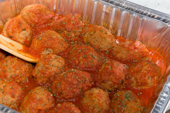 Order Tray Of Meatballs food online from Venezia Pizza store, Tempe on bringmethat.com