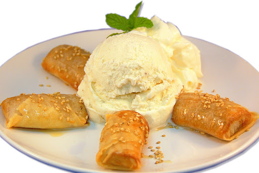 Order Fried Bananas w/Vanilla Ice Cream food online from Zabb Thai Kitchen store, West Nyack on bringmethat.com