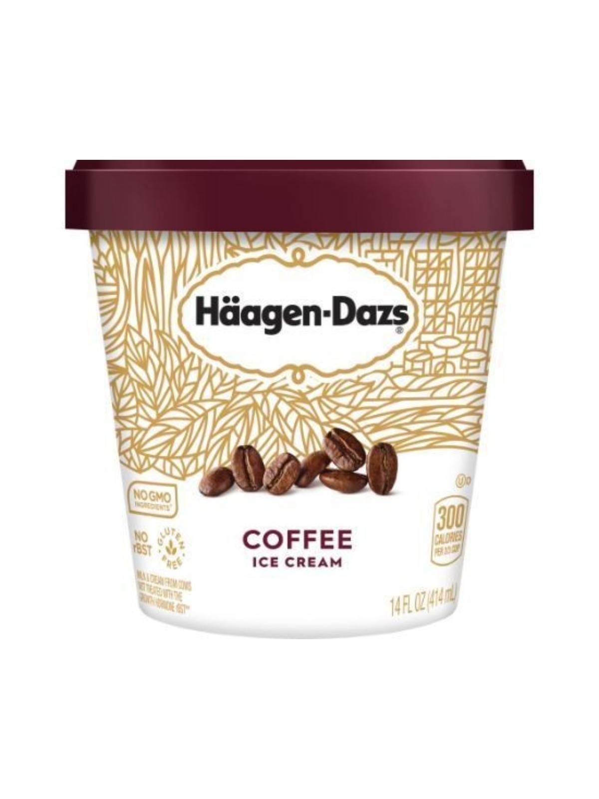 Order Haagen Dazs Coffee Ice Cream (14 oz) food online from Neighborhood Scoops store, Marietta on bringmethat.com
