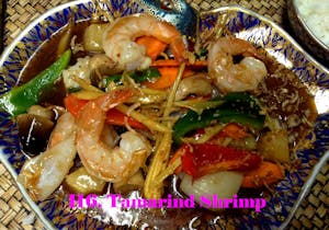 Order H6. Tamarind Shrimp food online from Bua Thai Restaurant store, Old Orchard Beach on bringmethat.com