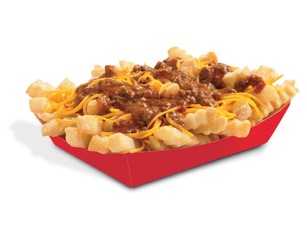 Order Chili Cheddar Fries food online from Del Taco store, Chino on bringmethat.com