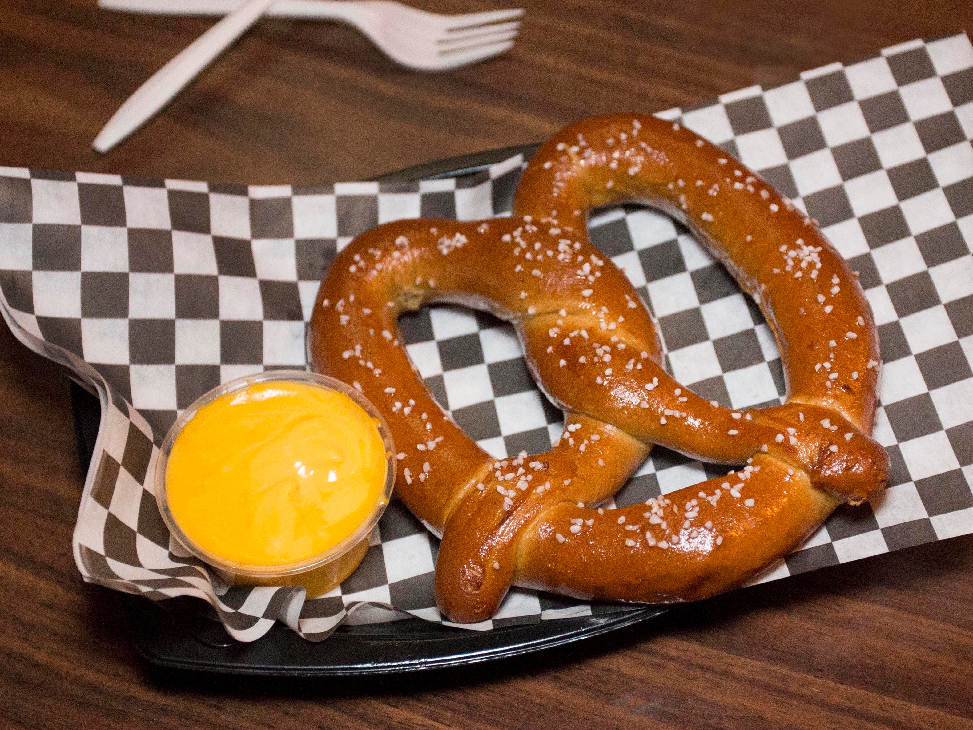 Order Pretzel with Cheese food online from Derby Bar & Grill store, Hemet on bringmethat.com