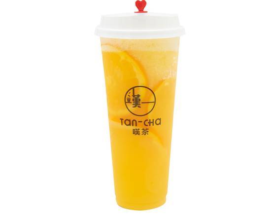 Order Orange Green Tea Slush food online from Tan-Cha store, Rowland Heights on bringmethat.com