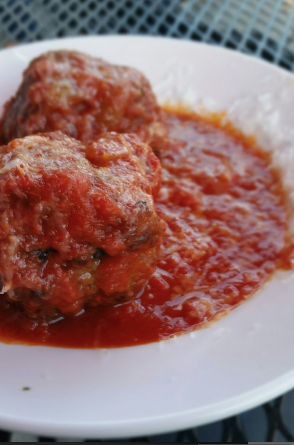 Order Side Meatballs food online from Pink Onion store, San Francisco on bringmethat.com