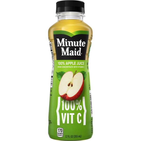 Order Minute Maid Apple Juice With Vitamin C, Fruit Juice Drink, 12 OZ food online from CVS store, ORANGEBURG on bringmethat.com