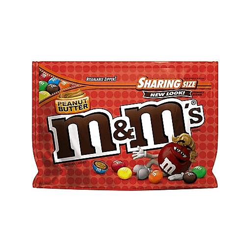 Order M&M's Peanut Butter Pouch  (9.6 OZ) 134326 food online from Bevmo! store, Pasadena on bringmethat.com