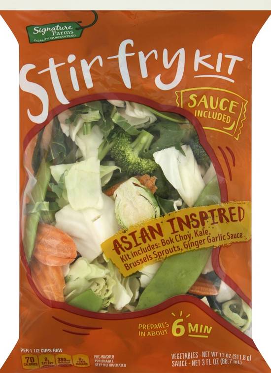 Order Signature Farms · Asian Inspired Stir Fry Kit (1 kit) food online from Tom Thumb Express store, Arlington on bringmethat.com