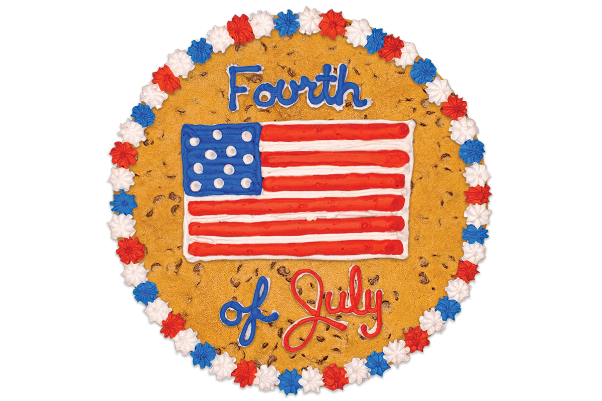 Order #624: July 4th Flag food online from Nestle Toll House Cafe store, West Bloomfield Township on bringmethat.com