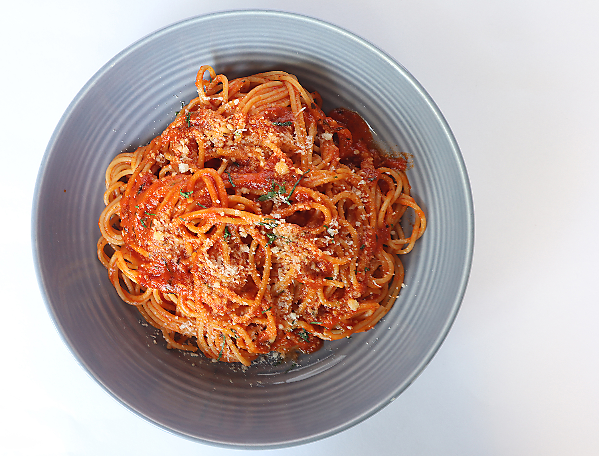 Order Spaghetti with Red Sauce food online from Pasta Talk store, Irvine on bringmethat.com