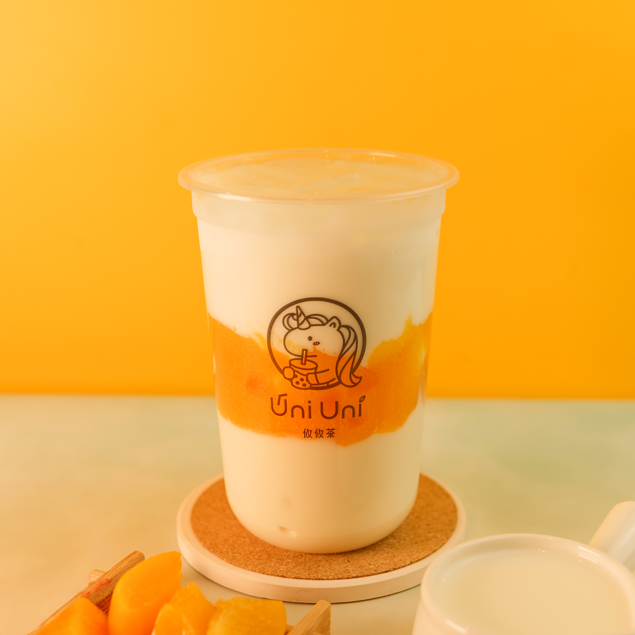 Order Peach Yogurt with Crystal Boba food online from Uni Uni store, Katy on bringmethat.com