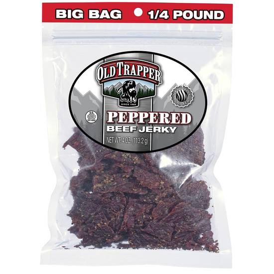 Order Old Trapper Peppered Beef Jerky, 4 OZ food online from Cvs store, ARCADIA on bringmethat.com