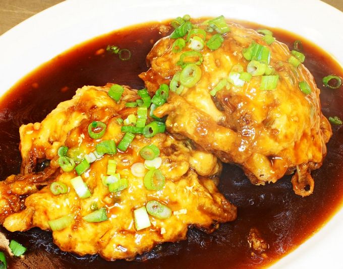 Order Vegetable Egg Foo Young food online from Authentic Chinese store, San Antonio on bringmethat.com