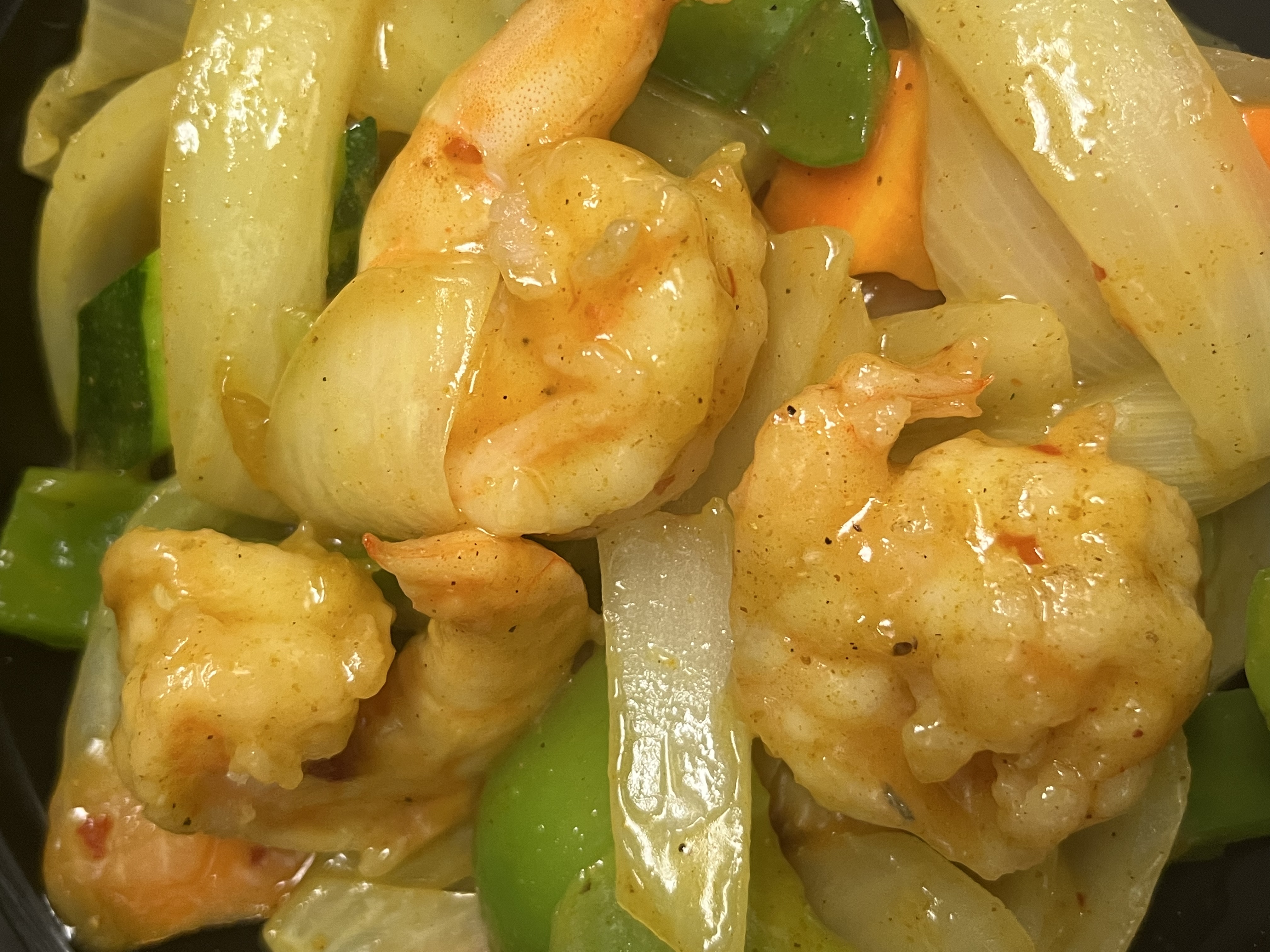 Order 105. Curry Shrimp with Onions food online from China One store, Wilmington on bringmethat.com