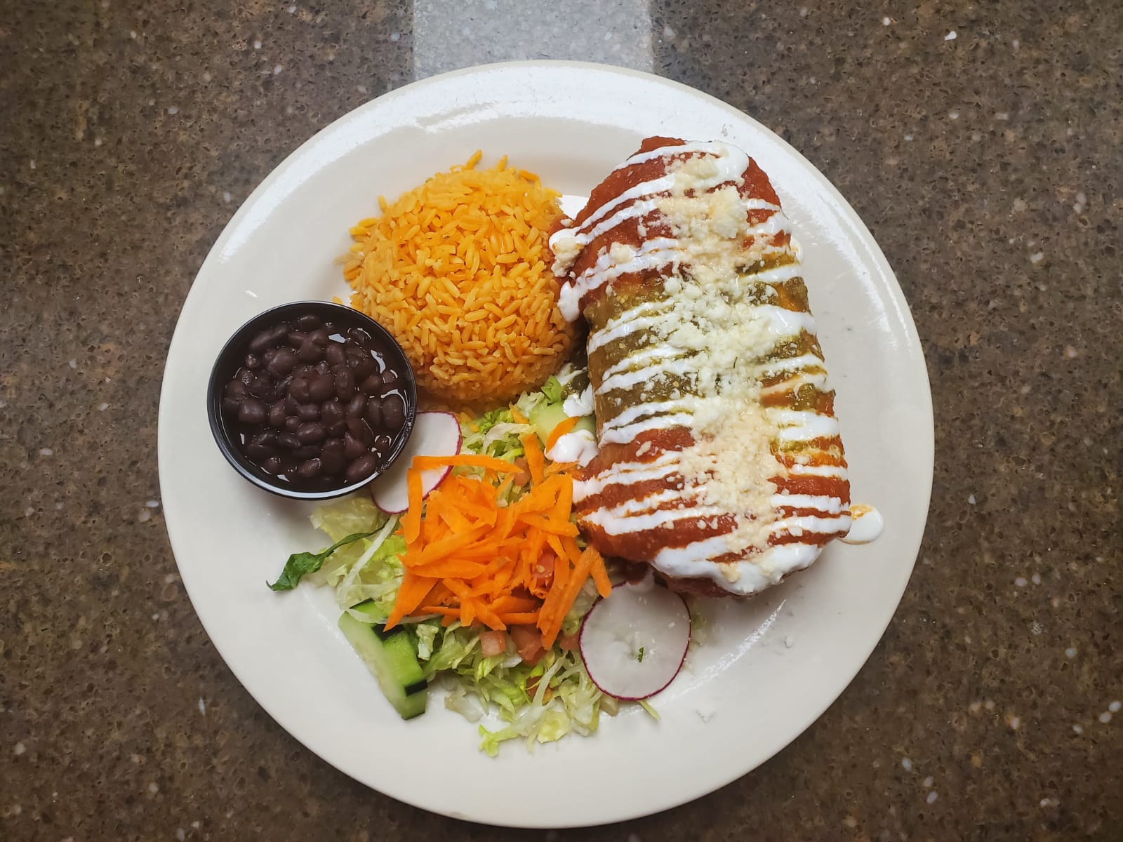 Order Steak Chimichanga food online from The Avocado Mexican Grill store, Runnemede on bringmethat.com