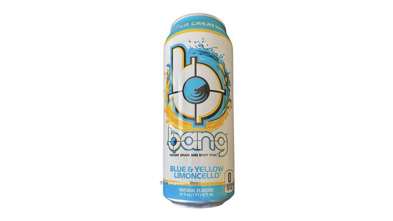 Order Bang Energy Blue & Yellow Limoncello food online from Red Roof Market store, Lafollette on bringmethat.com