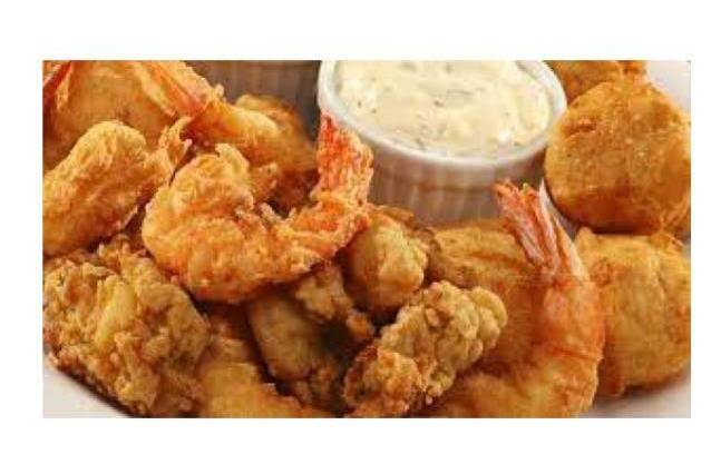 Order Jumbo Shrimp Dinner food online from J & J Fish & Chicken store, DAYTON on bringmethat.com