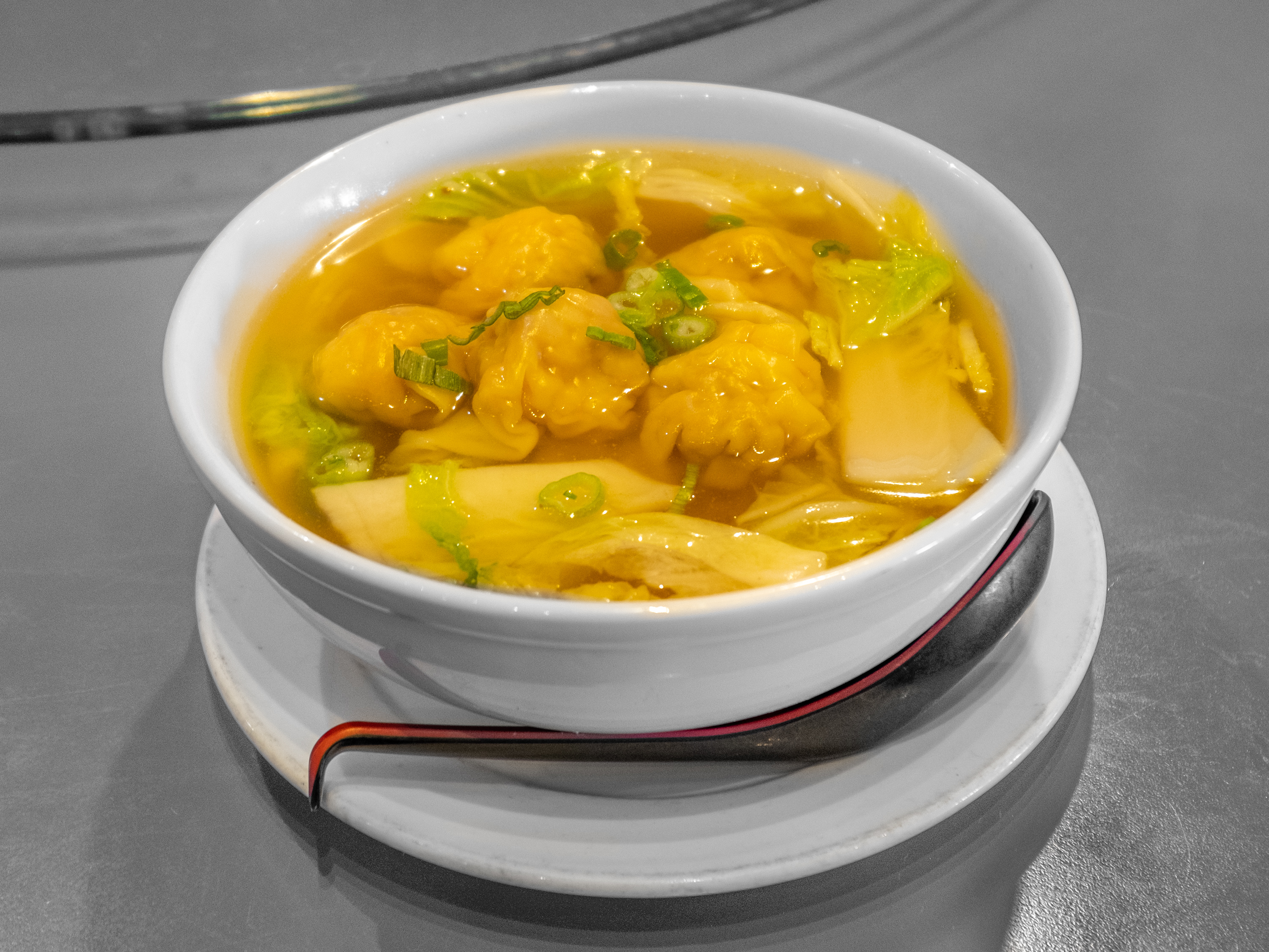 Order Wonton Soup 雲吞湯 food online from Taste Of Hongkong store, Chantilly on bringmethat.com