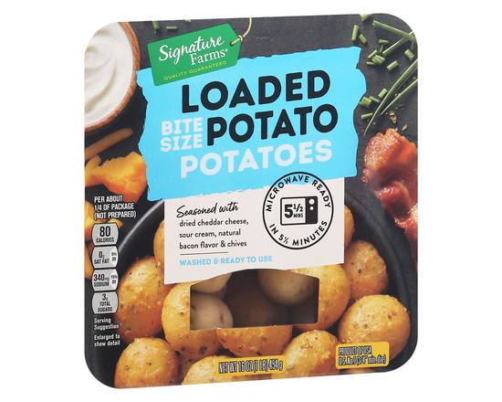 Order Signature Farms · Bite Size Loaded Potatoes (16 oz) food online from Safeway store, Vallejo on bringmethat.com