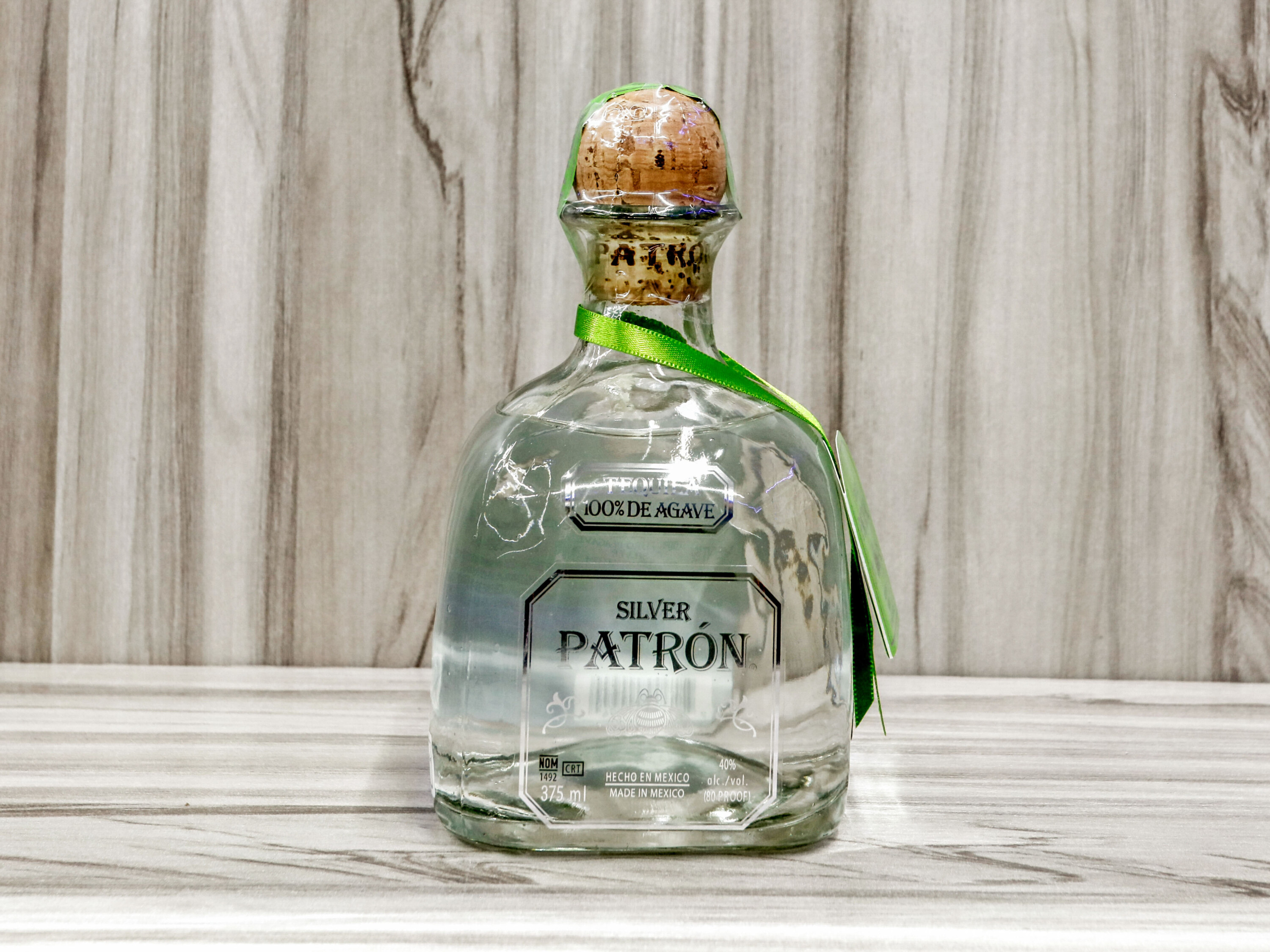 Order 375 ml Patron Silver Tequila food online from Shamrock Wines & Liquors store, Bronx on bringmethat.com