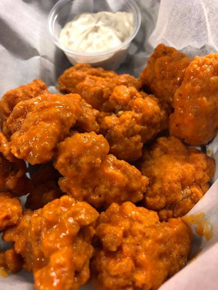 Order Boneless Wings - Half Pound food online from PeppeBroni's Pizza store, Morgantown on bringmethat.com
