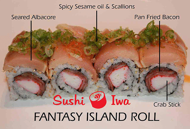 Order FANTASY ISLAND food online from Sushi Iwa store, Apex on bringmethat.com