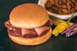 Order Smoked Bologna Sandwich food online from Billy Sims Barbecue store, Troy on bringmethat.com