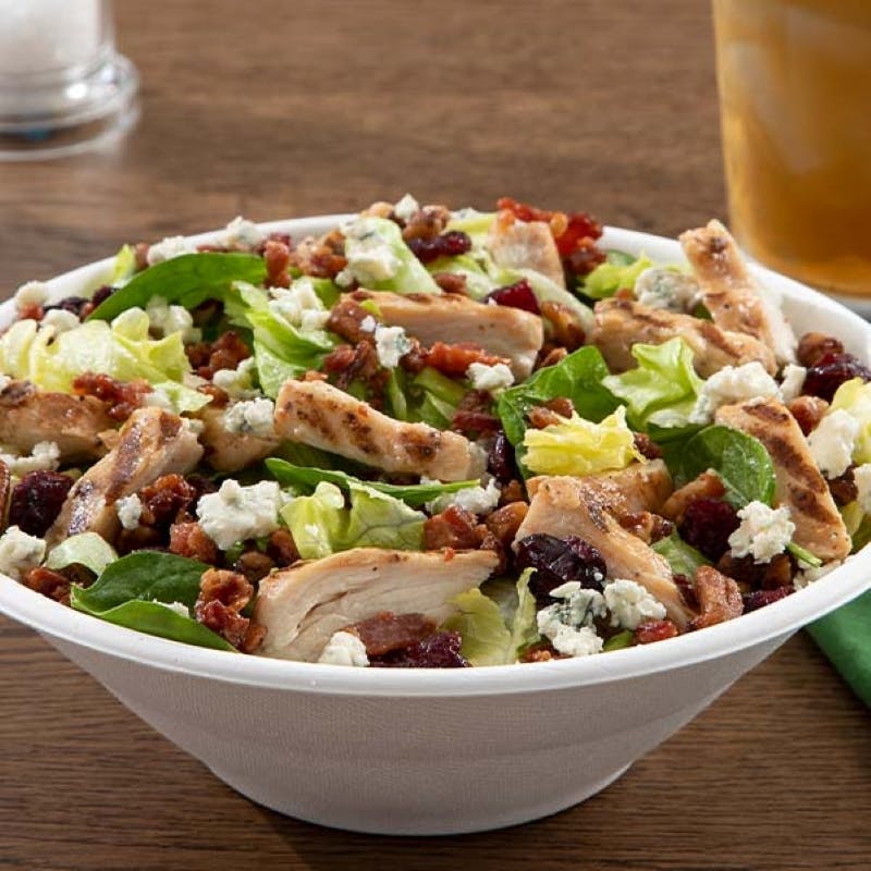 Order Chicken Harvest Salad - Entree food online from Donatos Pizza store, Hudson on bringmethat.com