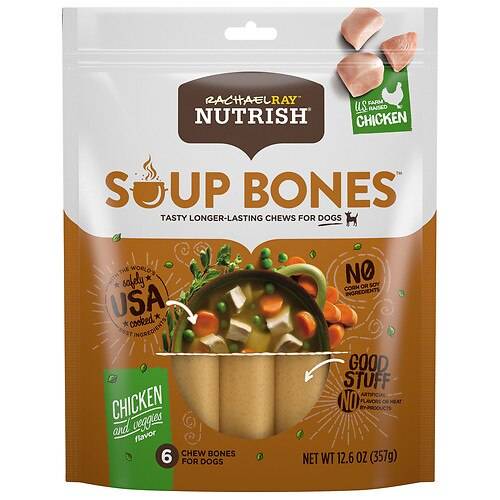 Order Rachel Ray Nutrish Soup Bone Dog Snacks - 12.6 oz food online from Walgreens store, Saint Clair Shores on bringmethat.com