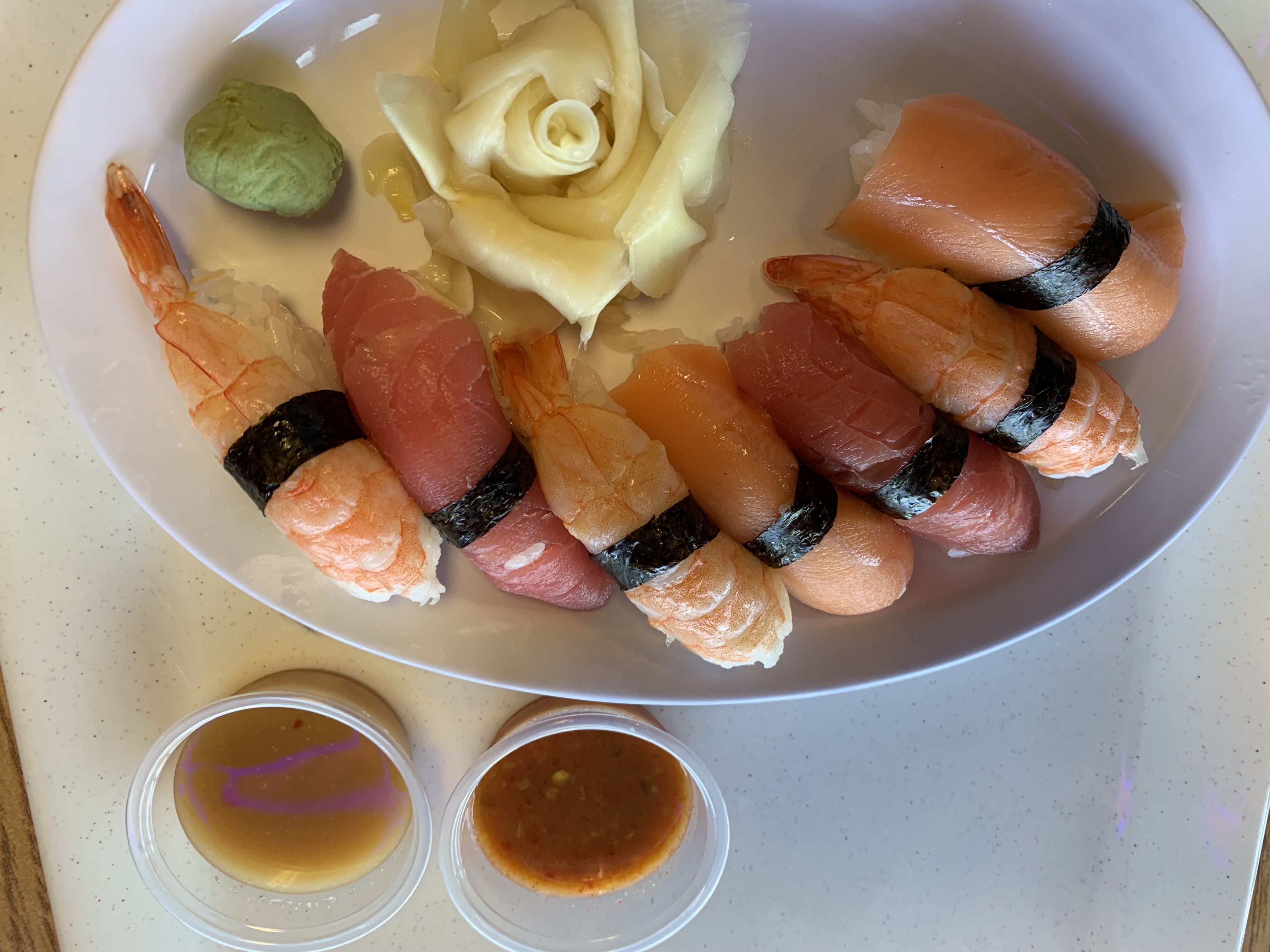 Order Spicy Ocean Sushi Tray  food online from Asiana Foods store, Fort Collins on bringmethat.com