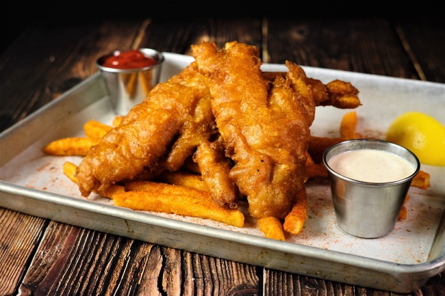 Order Fish N' Chips food online from The Butcher And Bottle store, Canton on bringmethat.com