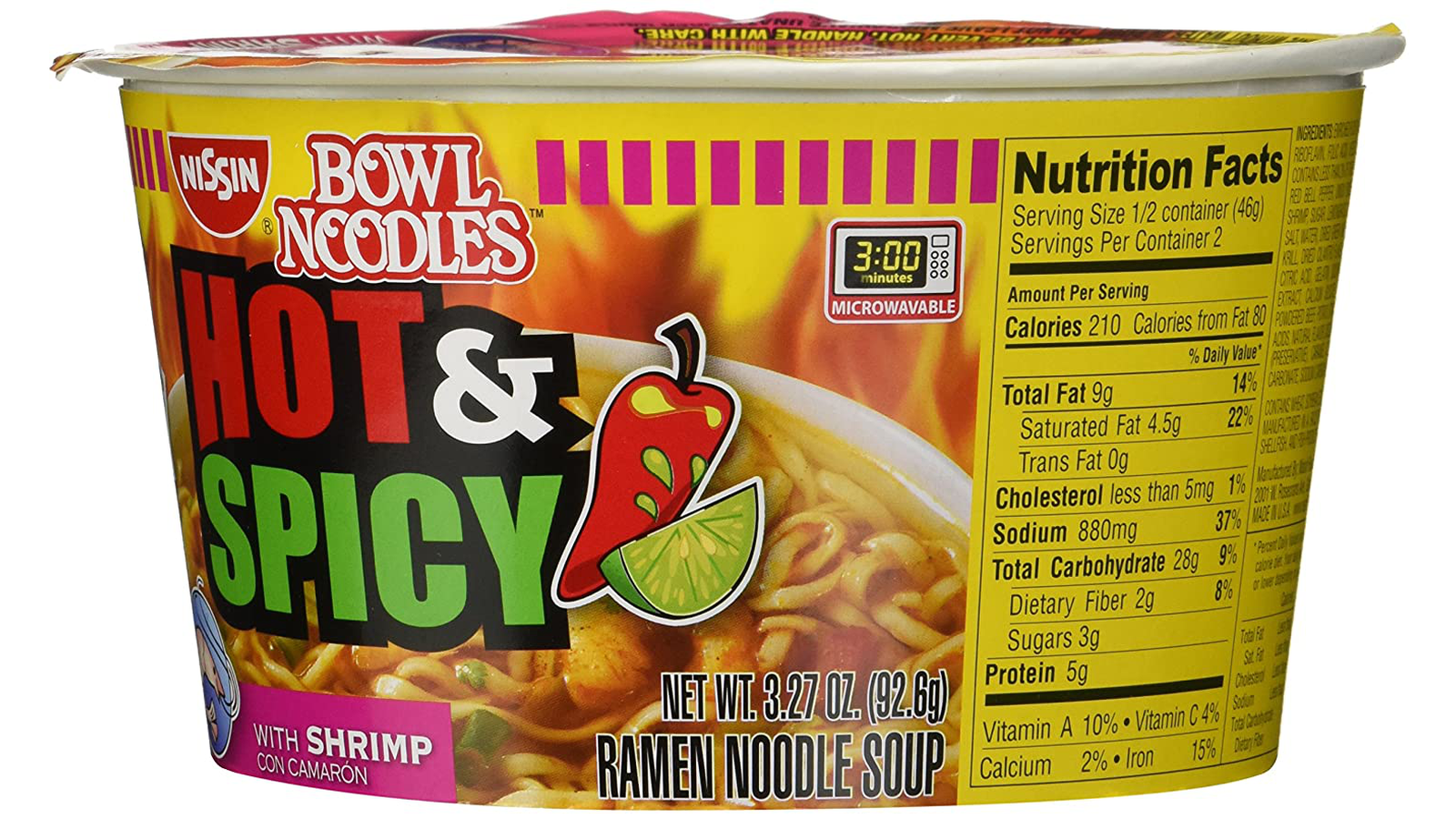Order Nissin Hot & Spicy food online from Lula Convenience Store store, Evesham on bringmethat.com