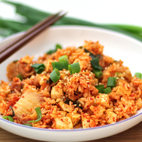 Order Kimchi Fried Rice food online from Tian Chinese & Korean Cuisine store, Ellicott City on bringmethat.com