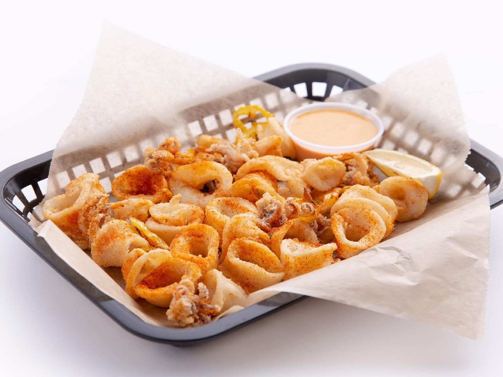 Order Spicy Calamari food online from Shaking Crab store, Quincy on bringmethat.com